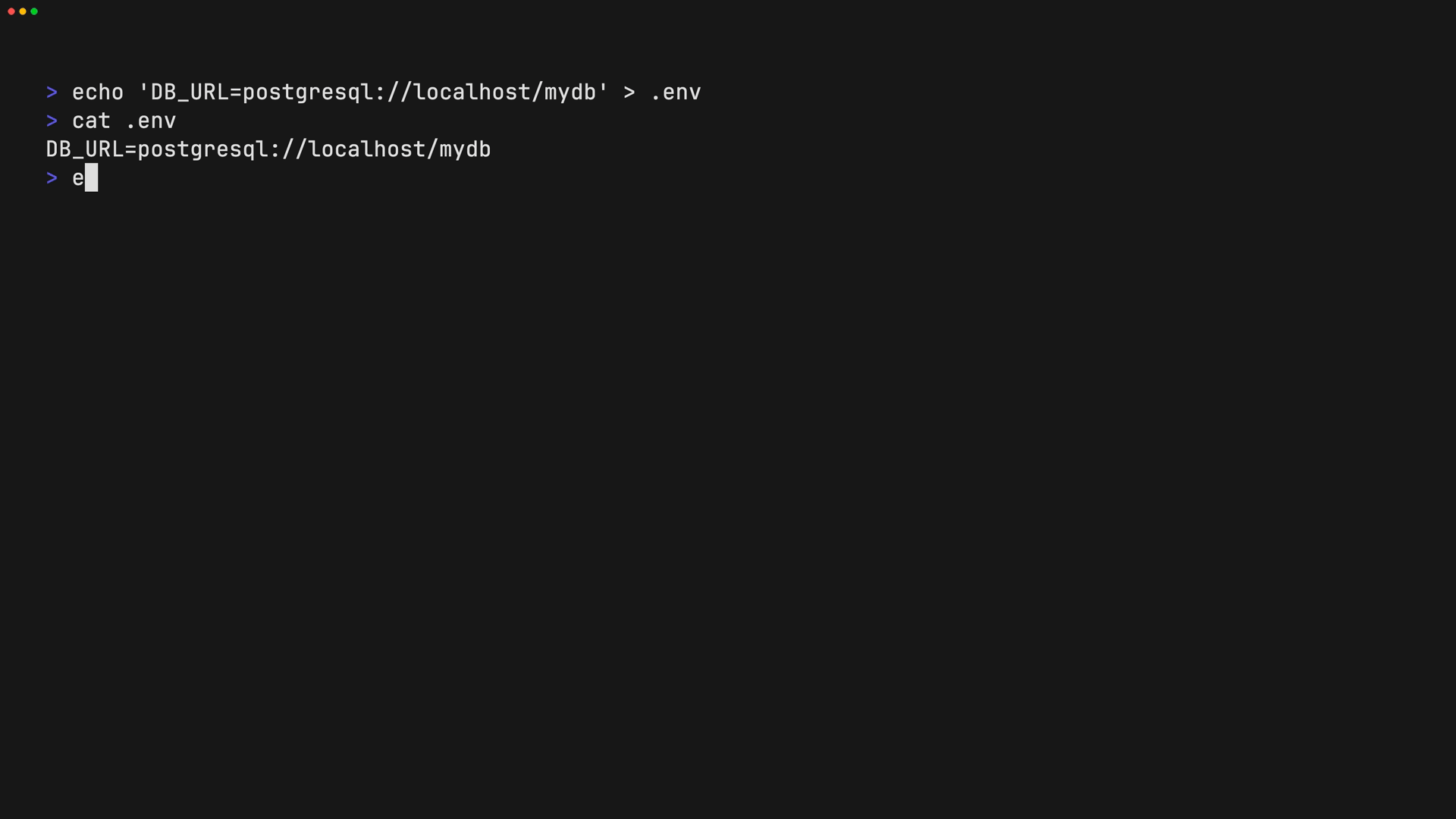 Demo: Encrypt and commit your .env